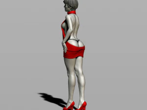 pretty woman 3D Print Model