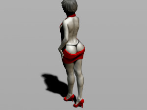 pretty woman 3Dプリントモデル