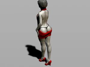 pretty woman 3D Print Model