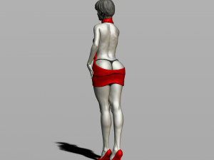 pretty woman 3Dプリントモデル
