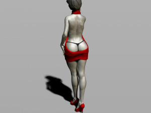 pretty woman 3Dプリントモデル