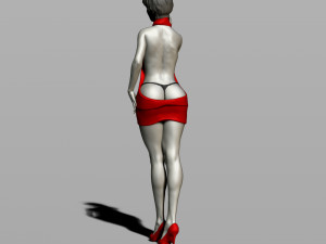 pretty woman 3Dプリントモデル