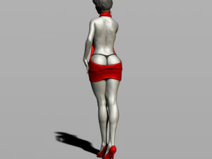 pretty woman 3D Print Model