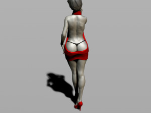 pretty woman 3Dプリントモデル
