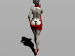 pretty woman 3Dプリントモデル