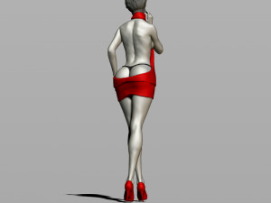 pretty woman 3Dプリントモデル