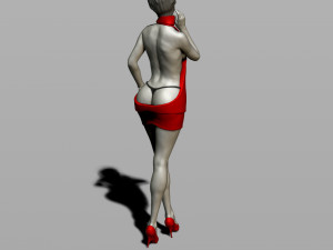 pretty woman 3Dプリントモデル