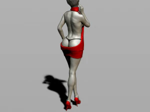 pretty woman 3D Print Model