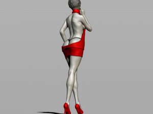 pretty woman 3Dプリントモデル
