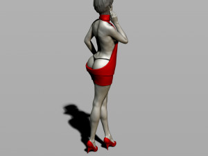 pretty woman 3Dプリントモデル