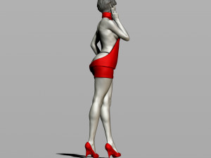 pretty woman 3Dプリントモデル