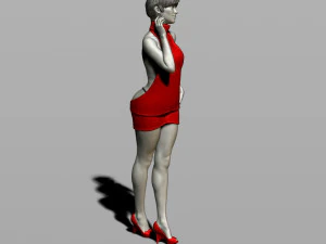 pretty woman 3D Print Model