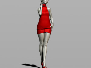 pretty woman 3Dプリントモデル