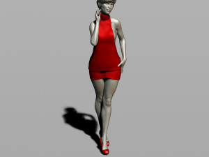 pretty woman 3Dプリントモデル