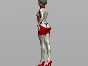 pretty woman 3Dプリントモデル