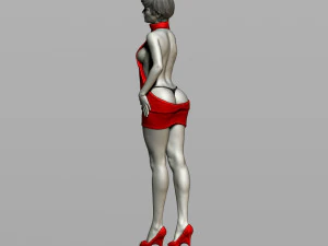 pretty woman 3D Print Model
