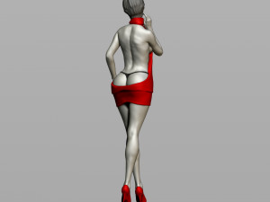 pretty woman 3Dプリントモデル