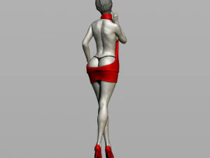 pretty woman 3D Print Model