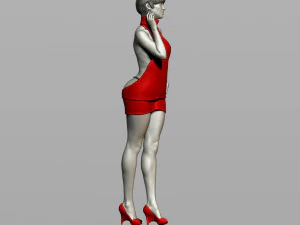 pretty woman 3D Print Model
