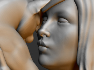 girl with a cat 3D 打印模型