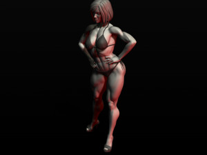 girl bodybuilder 3D Print Model