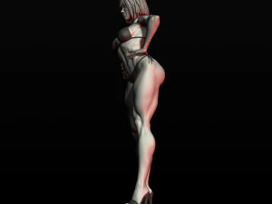 girl bodybuilder 3D Print Model