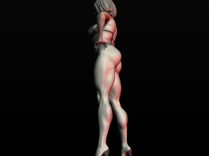 girl bodybuilder 3D Print Model