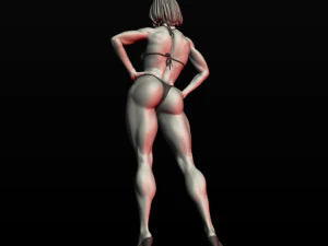 girl bodybuilder 3D Print Model