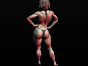 girl bodybuilder 3D Print Model