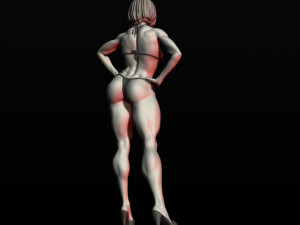 girl bodybuilder 3D Print Model