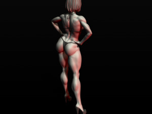 girl bodybuilder 3D Print Model