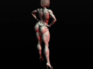 girl bodybuilder 3D Print Model