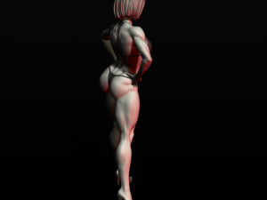 girl bodybuilder 3D Print Model