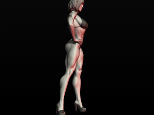 girl bodybuilder 3D Print Model