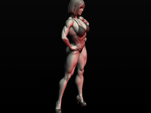 girl bodybuilder 3D Print Model
