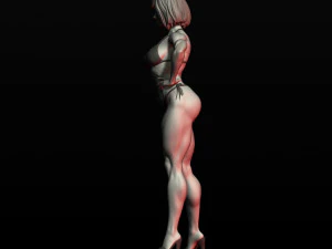 girl bodybuilder 3D Print Model