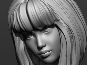 pretty girl on the floor Model Cetak 3D
