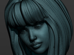 pretty girl on the floor Model Cetak 3D