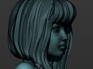 pretty girl on the floor Model Cetak 3D