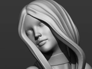 sexy girl sitting on a chair 3D Print Model