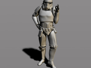 imperial stormtrooper 3Dプリントモデル