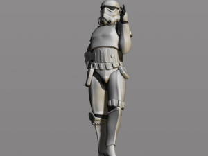 imperial stormtrooper 3Dプリントモデル