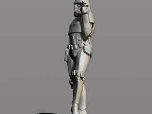 imperial stormtrooper 3Dプリントモデル