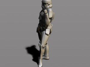 imperial stormtrooper 3Dプリントモデル