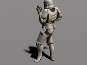 imperial stormtrooper 3Dプリントモデル
