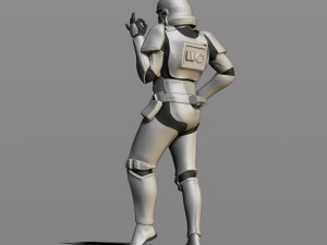 imperial stormtrooper 3Dプリントモデル