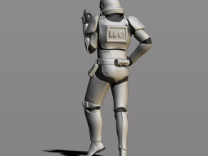 imperial stormtrooper 3Dプリントモデル