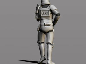 soldado de assalto imperial Modelo de Impressão 3D
