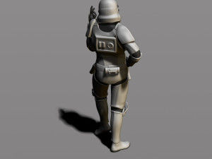 imperial stormtrooper 3Dプリントモデル