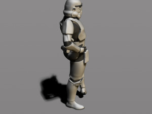imperial stormtrooper 3Dプリントモデル